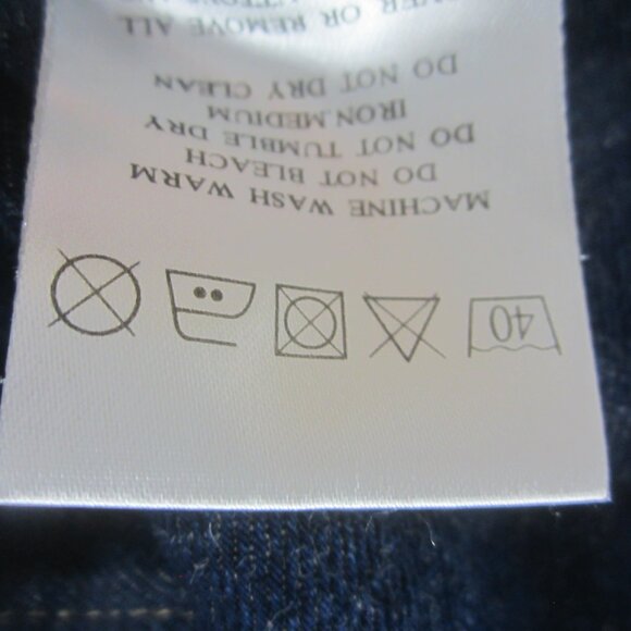 Burberry Blue Denim Bomber Jacket - Picture 14 of 14